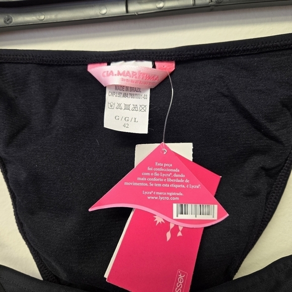 Cia.maritima Gold Seashell Black Bikini Set L - Picture 8 of 11